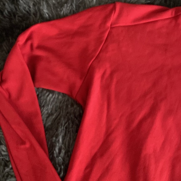 Dark red Under Amour fitted long-sleeve base layer shirt - Picture 5 of 17